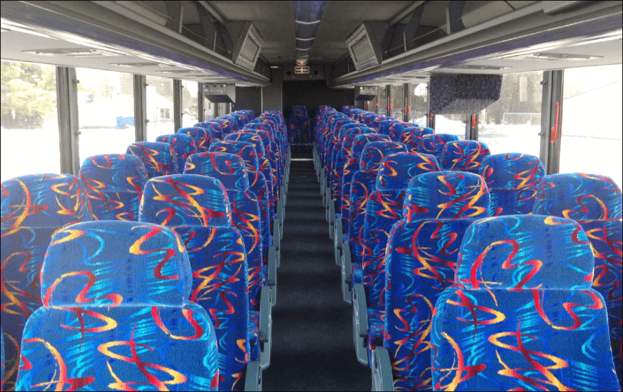 49 Passenger Charter Bus Interior