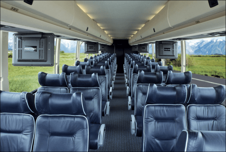 56 Passenger Charter Bus Interior