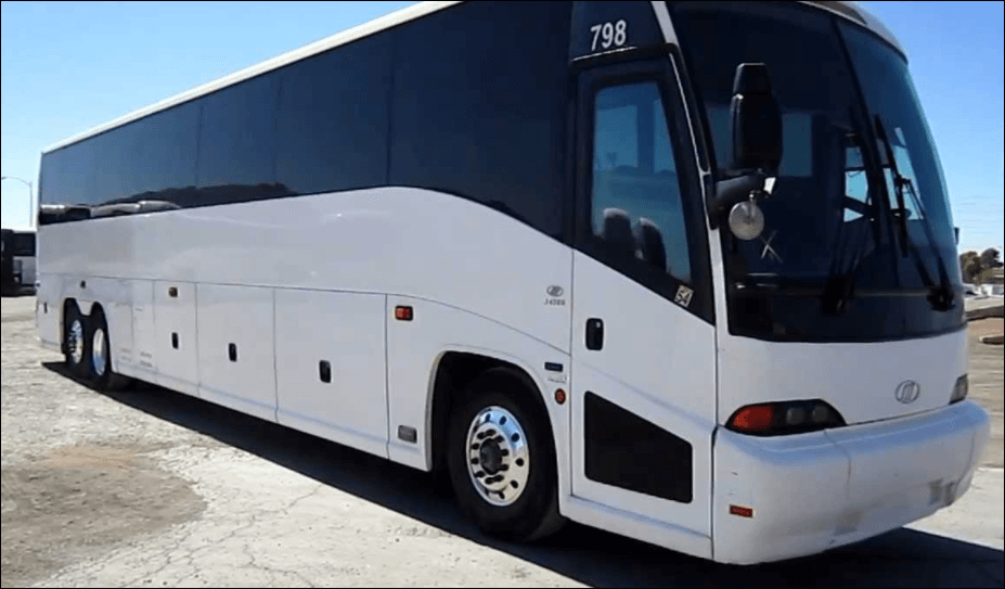 56 Passenger Charter Bus Exterior